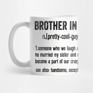 Brother In Law // Black Mug